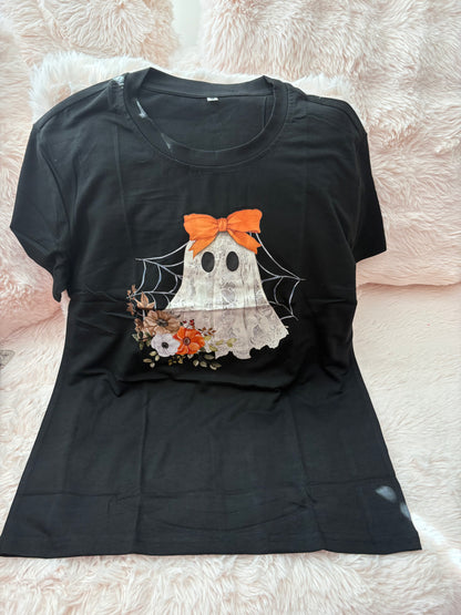 Woman’s Black Ghost Tshirt