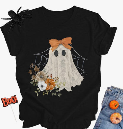 Woman’s Black Ghost Tshirt