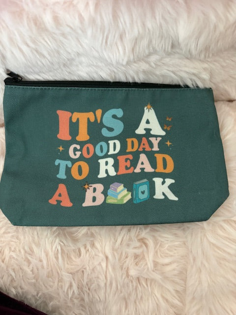 Cosmetic Bookish Bag
