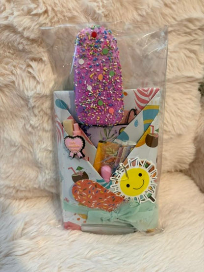 Summer Ice cream Book theme Wrap