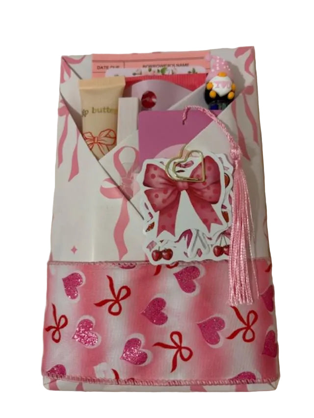 Pink Bow (Themed Book Wrap)